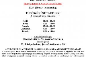 tüdőszűrő plakát